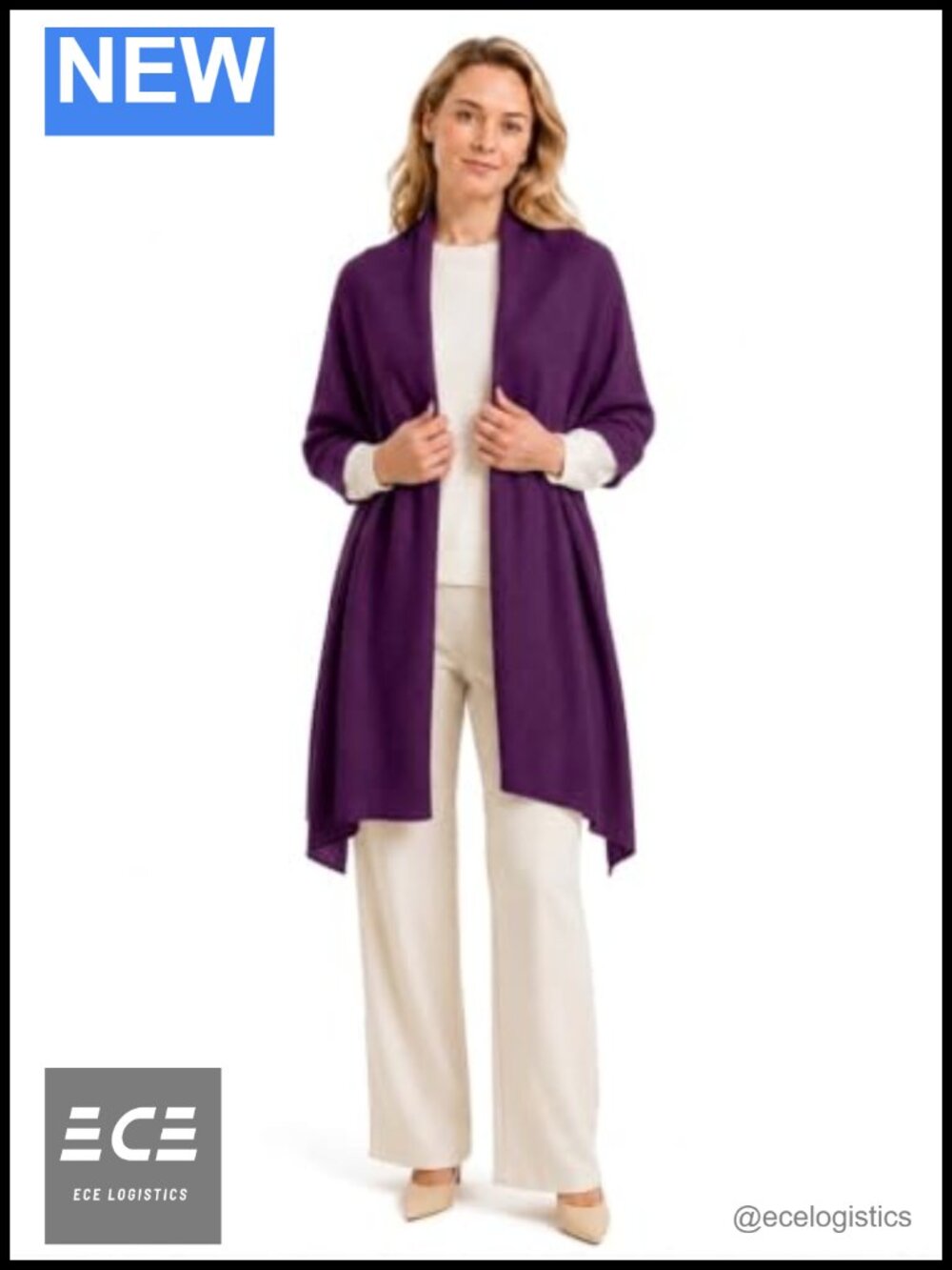 100% Cashmere Shawl Wrap Lightweight Wedding Scarf Women Oversized